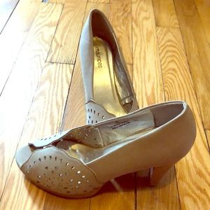 Maurices Cut-Out Peep Toe Heels